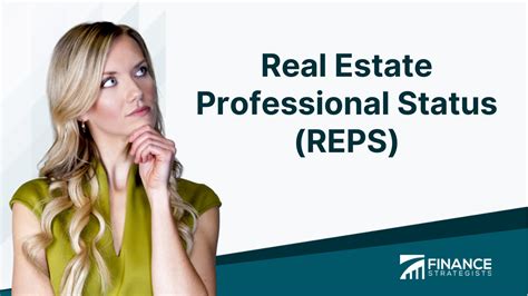 real rep|reps real estate professional status.